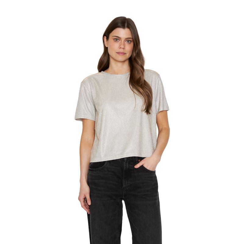 JACINTA TIENDA - Polera Bow dorada Jacinta Tienda