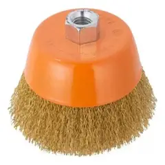 MAKAWA - Escobilla De Copa Rizada 100mm Esmeril Mk-0312