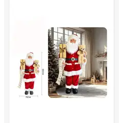 GENERICO - FIGURA DE PAPA NOEL CON TRAJE ROJO DE 180MTRS
