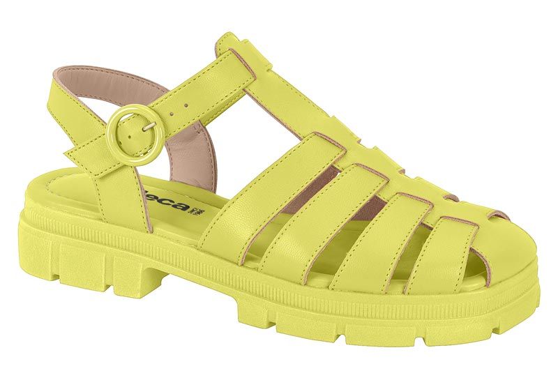 Sandalia Mujer Amarillo