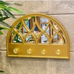 DEKAM DISEÑO - Porta llaves Espejo Dorado