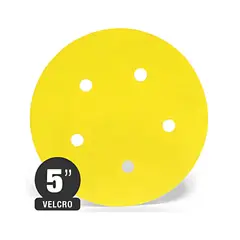 GENERICO - DISCO LIJA 5 pulg-GR 40 Con VELCRO 8 PERF