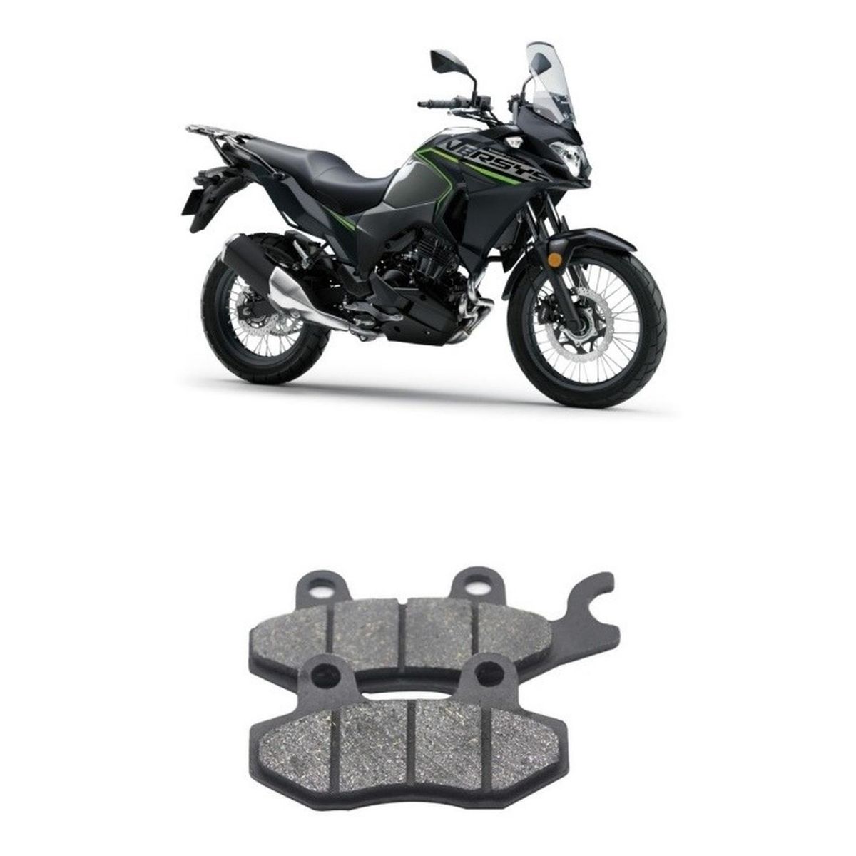 GENERICO - Pastillas Freno Traseras Moto Kawasaki Versys 300 Japones