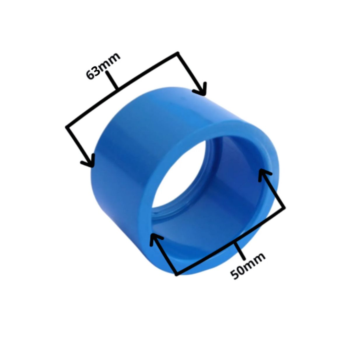 GENERICO - BUJE PVC CORTO PRESION CEMCEM 63MM X 50MM