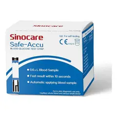 GENERICO - Tiras Reactivas Sinocare Safe-accu para Glucosa