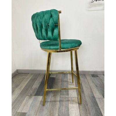 Imagen 2 del producto Silla de Bar Queen de Terciopelo 66cm