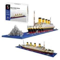 GENERICO - Set De Construcción Titanic Model 3D 1860 Piezas Rompecabezas
