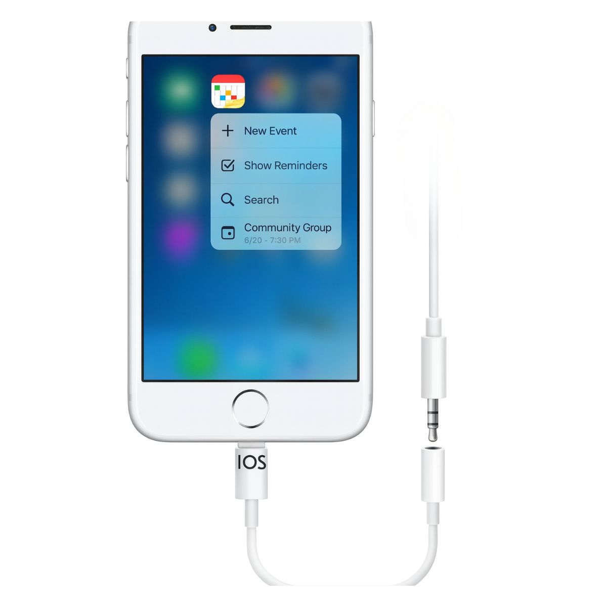 GENERICO - Adaptador De Audio Lightning A Aux Para iPhone