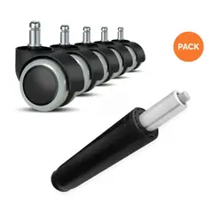 OEM - Pack Repuesto para Silla Pistón Clase 4 + Ruedas Tipo Roller