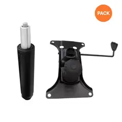 OEM - Pack Repuesto Silla Gamer Mecanismo Palanca 16x26cm + Pistón