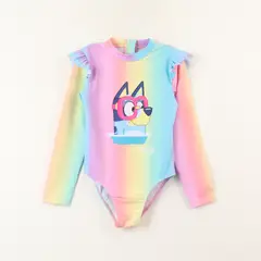 BLUEY - Enterito Niña Multicolor Bath Rainbow