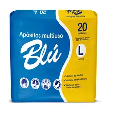 BLU - Apositos Incontinencia Leve X20 Unid Proteccion Discreta