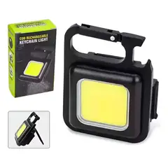 GENERICO - Mini llavero de emergencia con abridor de linterna táctica LED