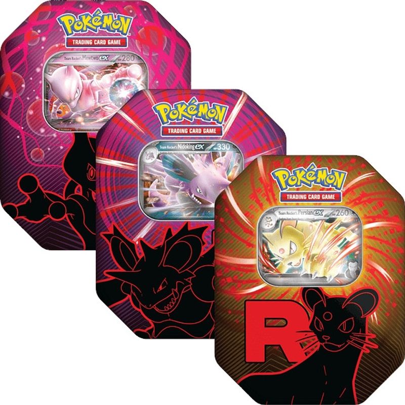 POKEMON - POKEMON COMPANY 10-10135-107 POKEMON TCG TEAM ROCKET TIN