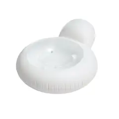 INTEX - Flotador Sillon Inflable SitN Float Transparent 119cm Blanco