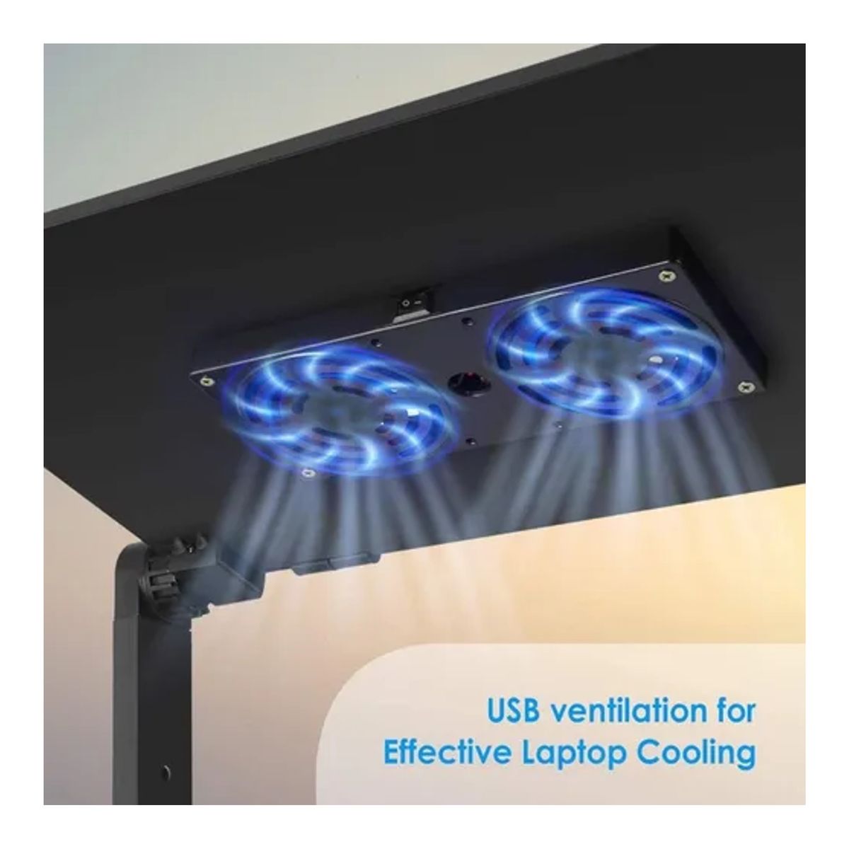 GENERICO - Mesa Laptop Soporte Ventilador Notebook Macbook Fan Coolers