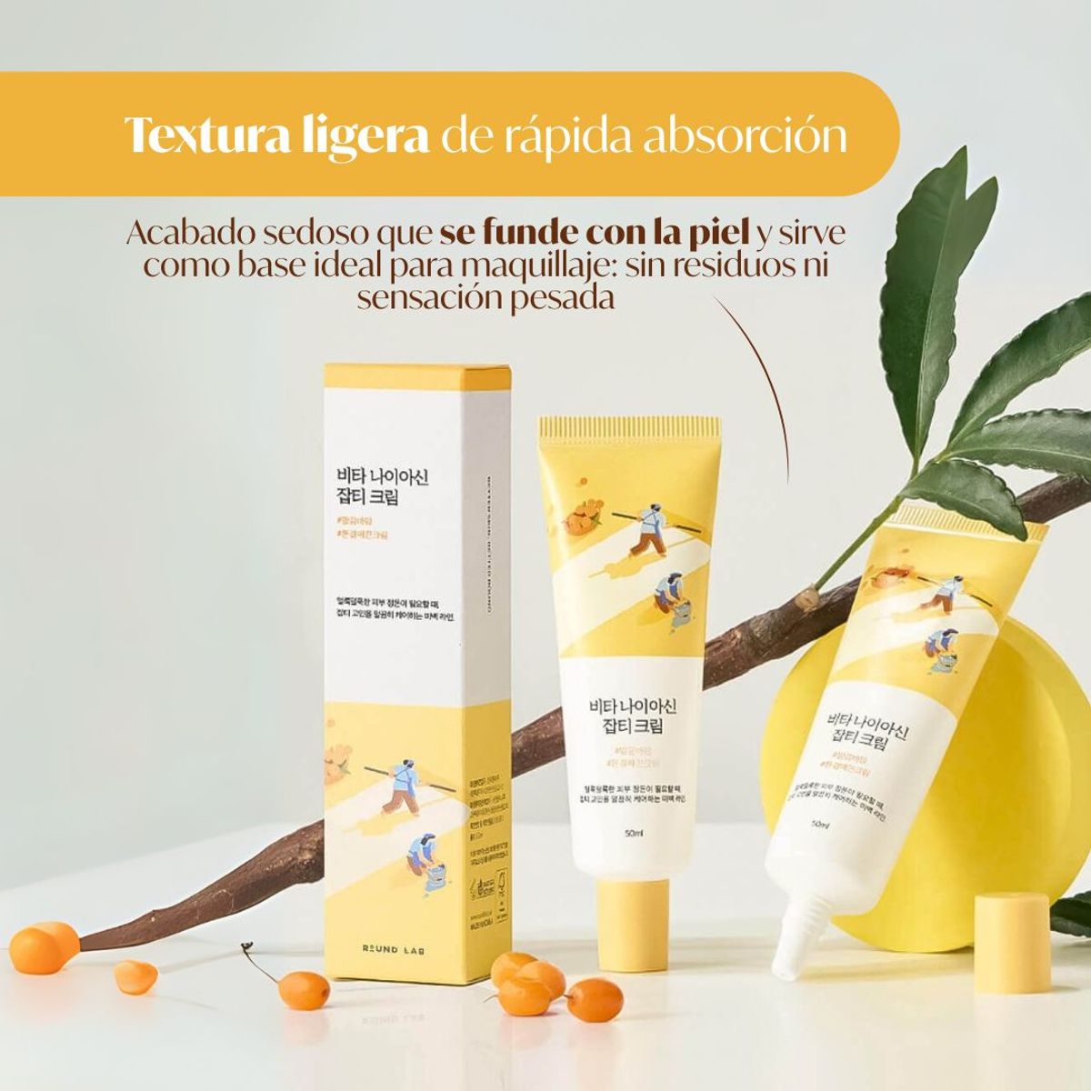 ROUND LAB - Crema Facial Antimanchas Niacinamida Vita 50ml