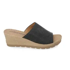 NEW WALK - Sandalia Mujer Negro
