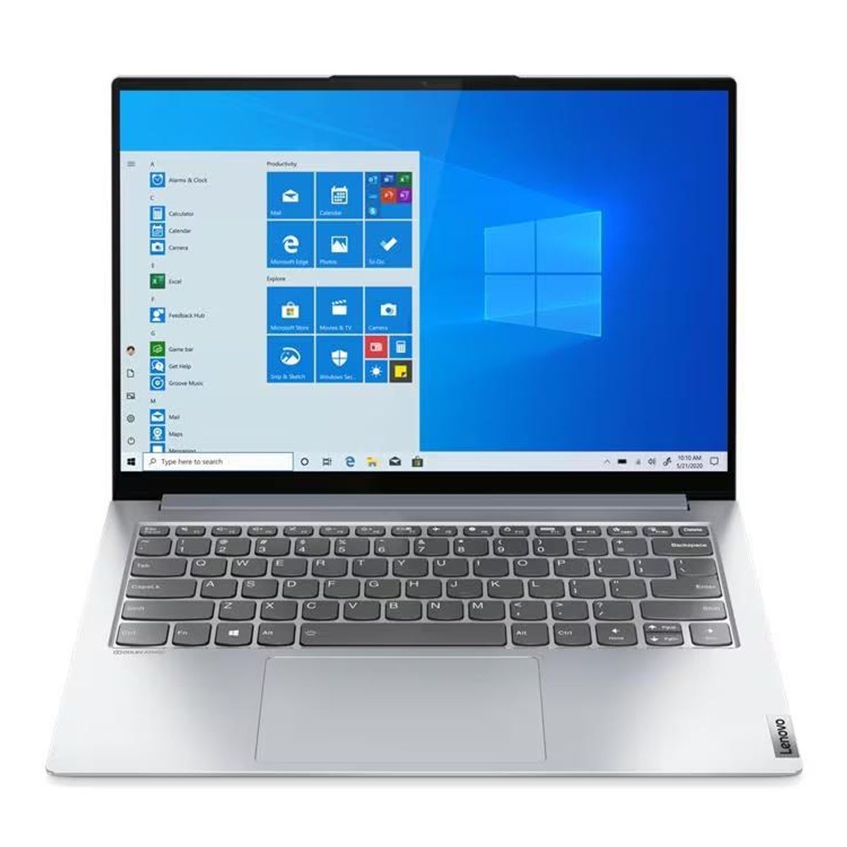 LENOVO - Notebook  R7 5800H/ 16GB / 512GB/ 14"/ W11H/ Yoga  Slim 7 14ITL5 (Reacondicionado)