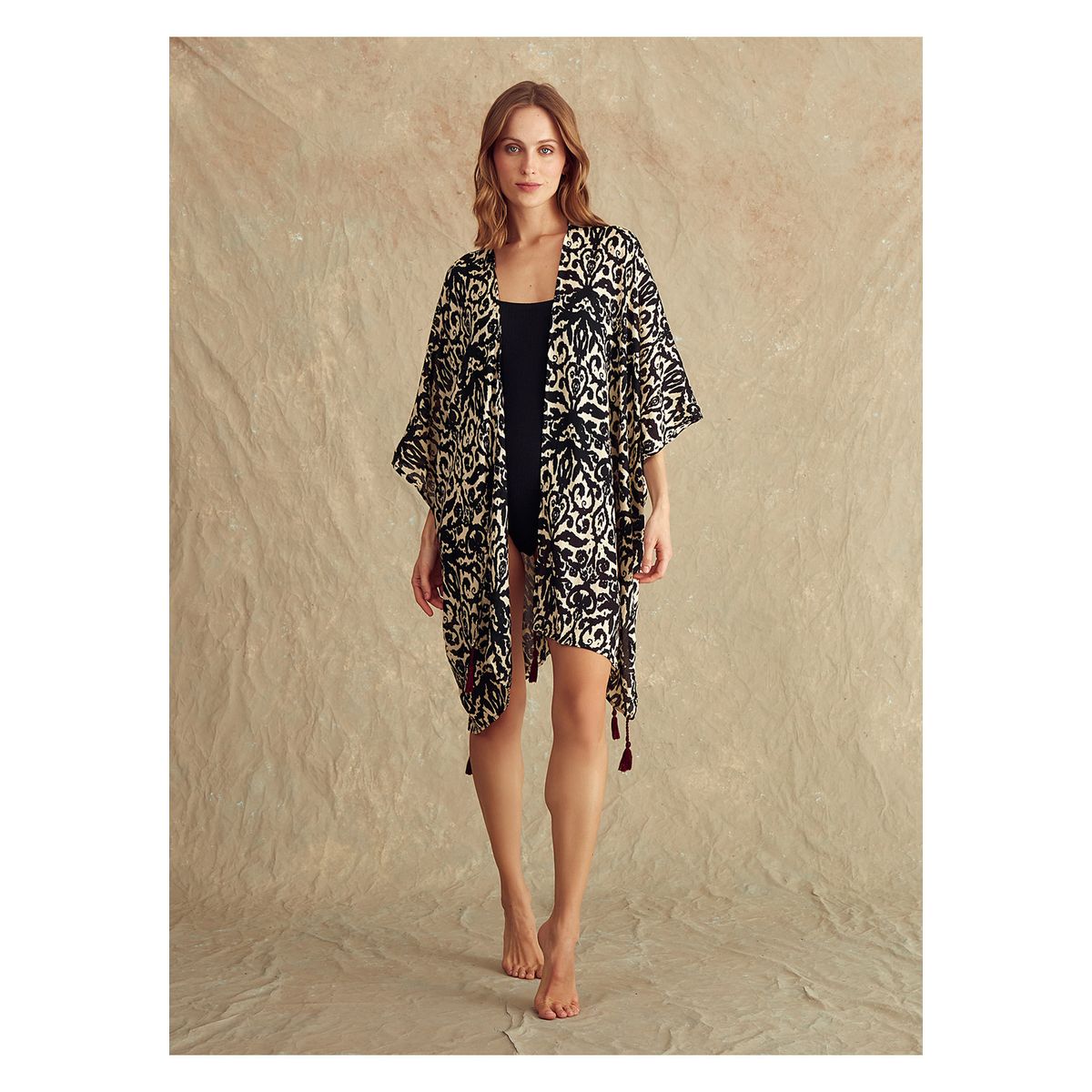 LOUNGE - Kimono Animal Print Paradiso LOUNGE