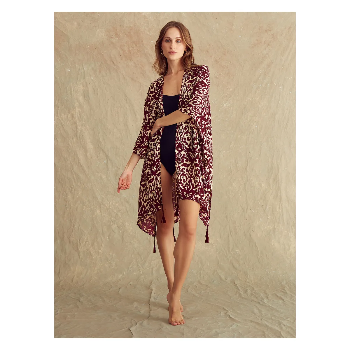 LOUNGE - Kimono Animal Print Paradiso LOUNGE