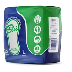 BLU - Aposito L Anatómico X15 - Incontinencia Leve Y Discreta