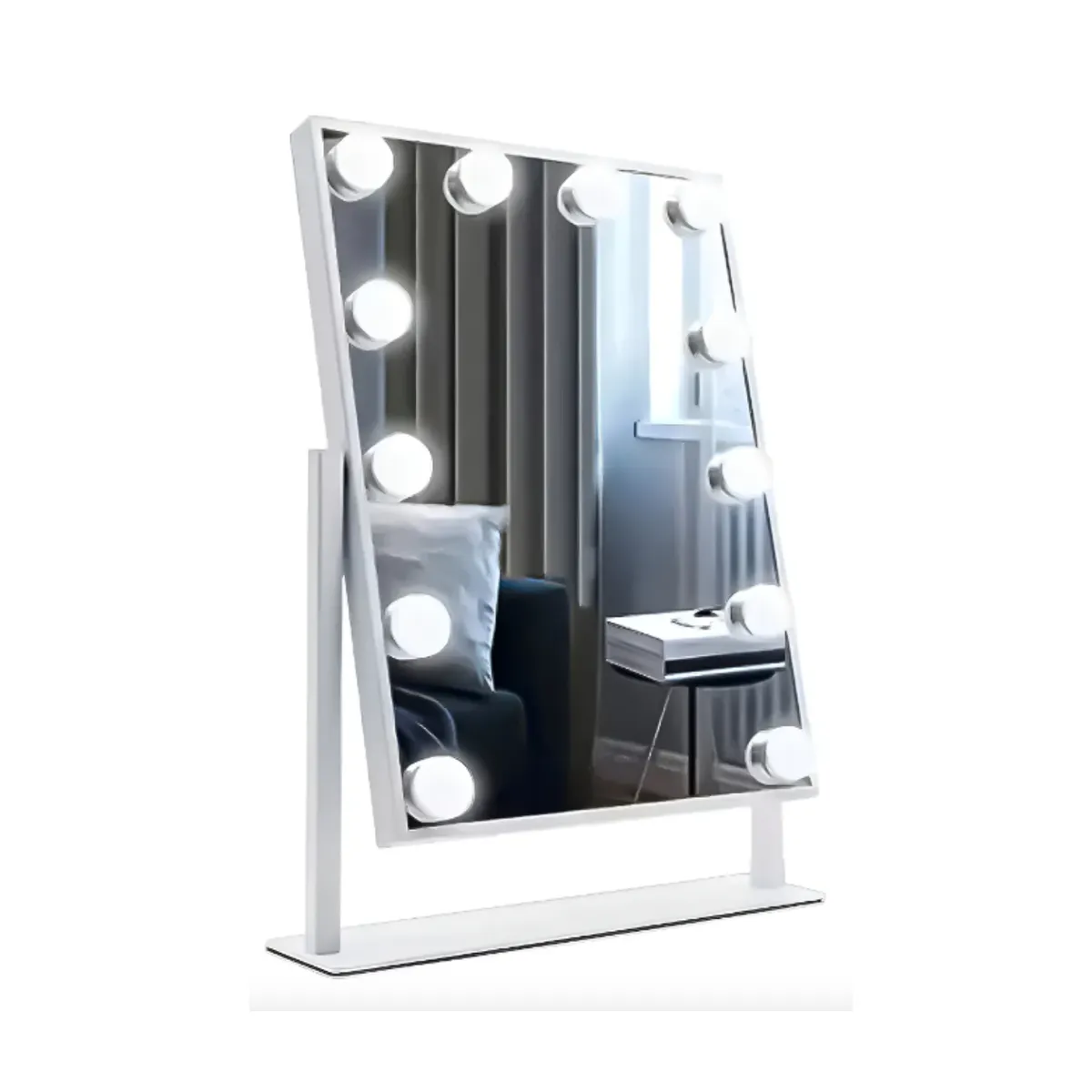 GENERICO - Espejo De Tocador Maquillaje 12 Bombillas Led Tactil  SKU: TC