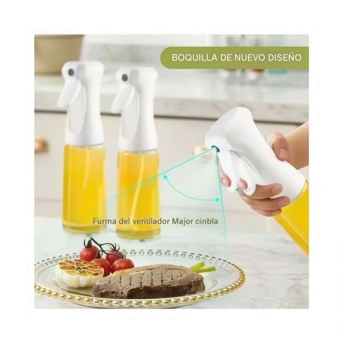 MOVI - PULVERIZADOR ACEITE. SPRAY ACEITE COCINA 300 ML.