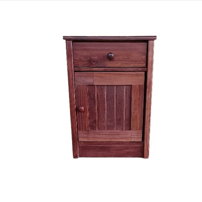 GENERICO - Velador de Madera Rustic Chocolate