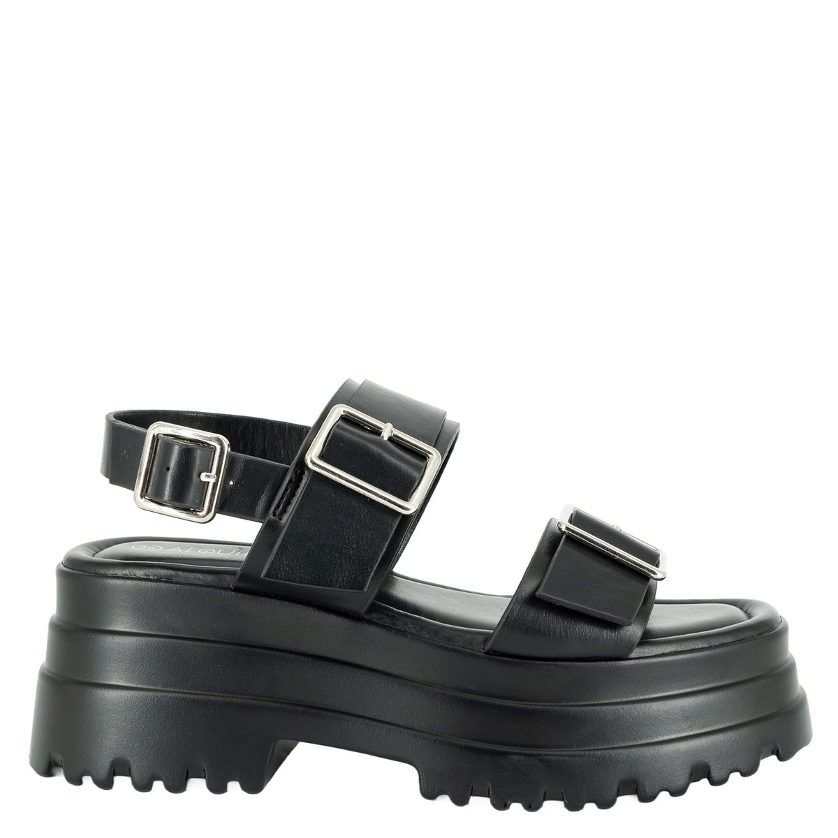 ALQUIMIA - Sandalia Plataforma Mujer Negro Lake Alquimia