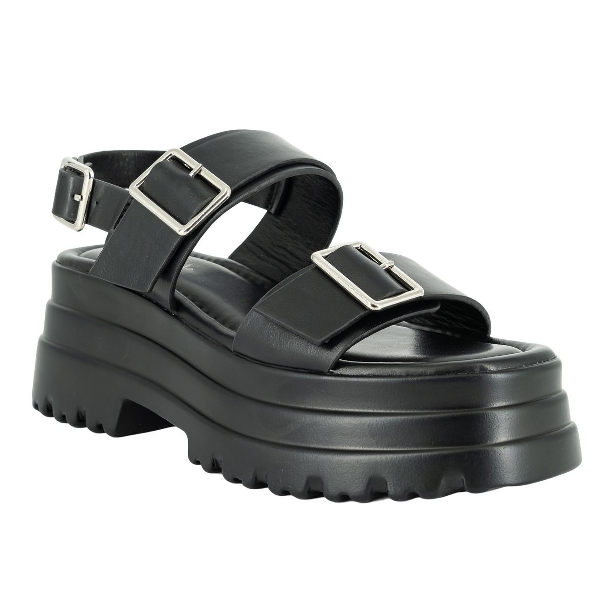 ALQUIMIA - Sandalia Plataforma Mujer Negro Lake Alquimia