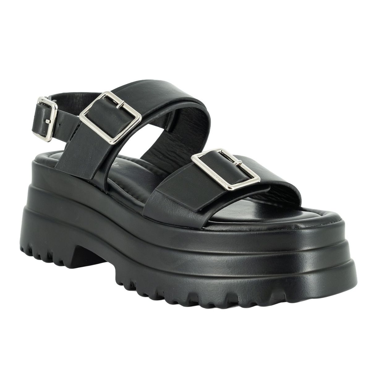 ALQUIMIA - Sandalia Plataforma Mujer Negro Lake Alquimia