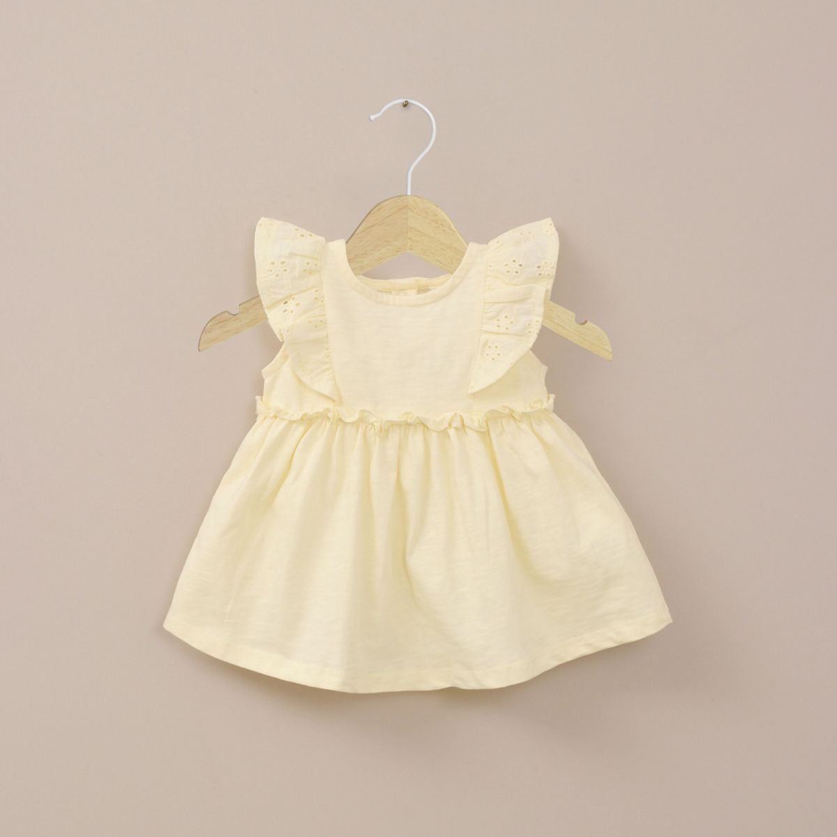 OPALINE - Vestido amarillo de bebé niña