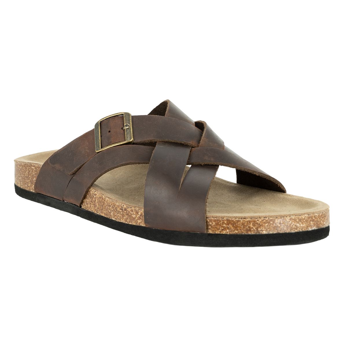 LONDON ADIXT - Hawaiana de Cuero Hombre Café Nahuel London Adixt