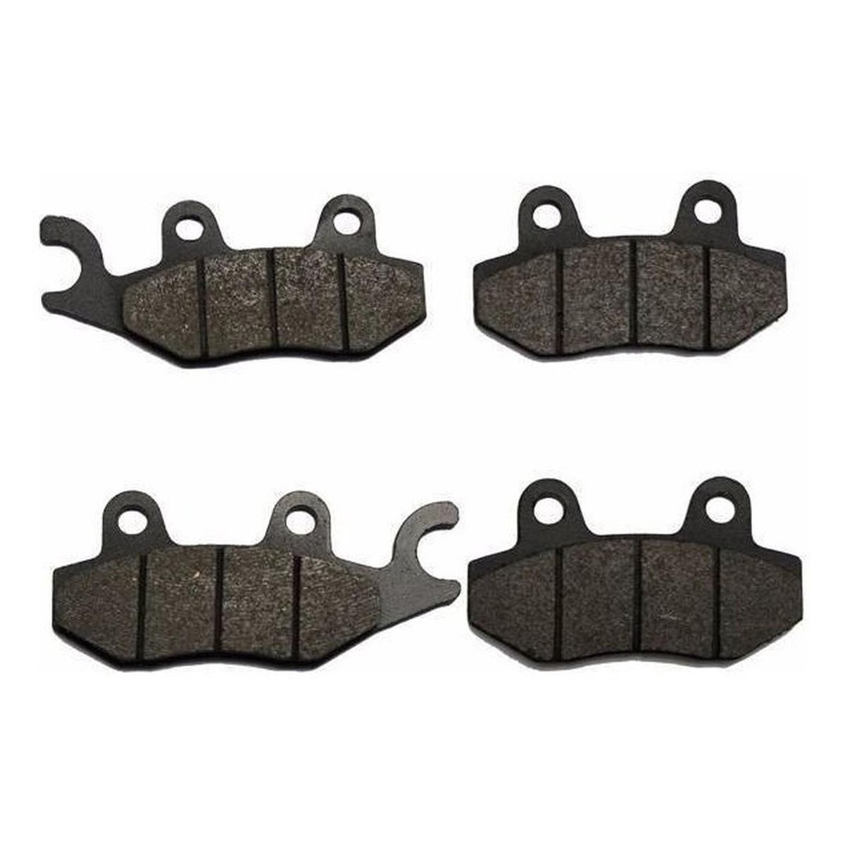 GENERICO - Pastillas Freno Delanteras Y Traseras Moto Kawasaki Klr 650