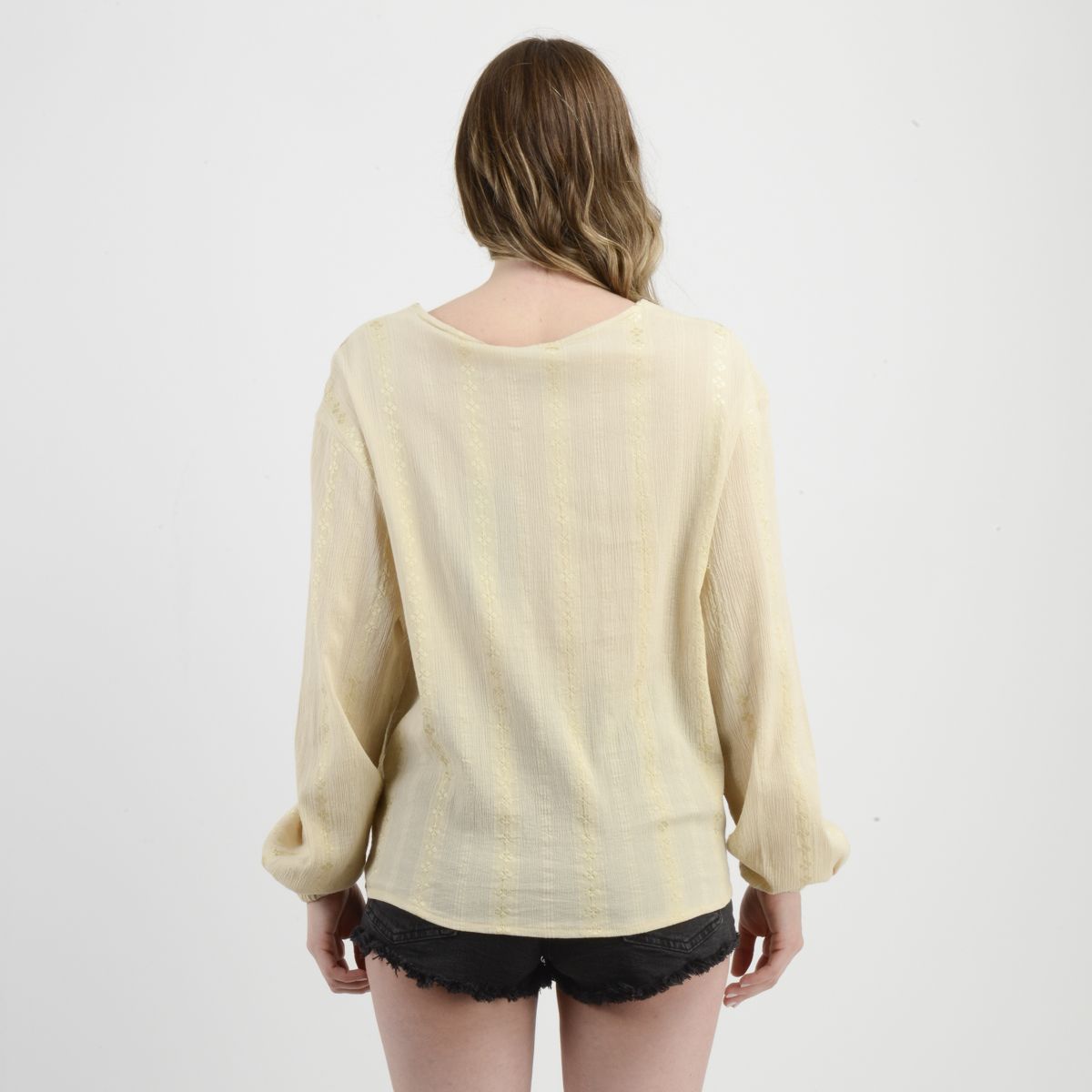 O'NEILL - BLUSA MANGA LARGA MARY BEIGE