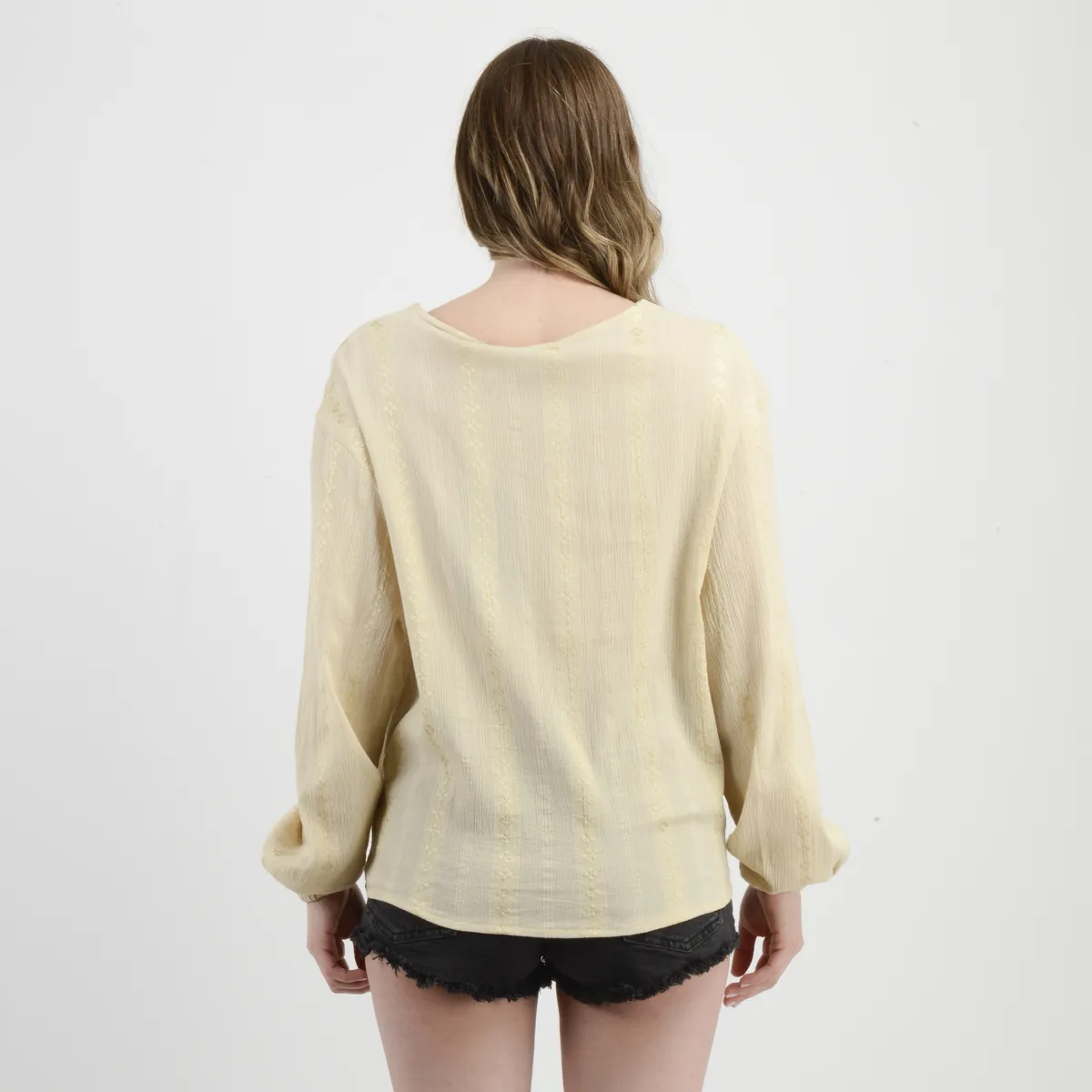 O'NEILL - BLUSA MANGA LARGA MARY BEIGE