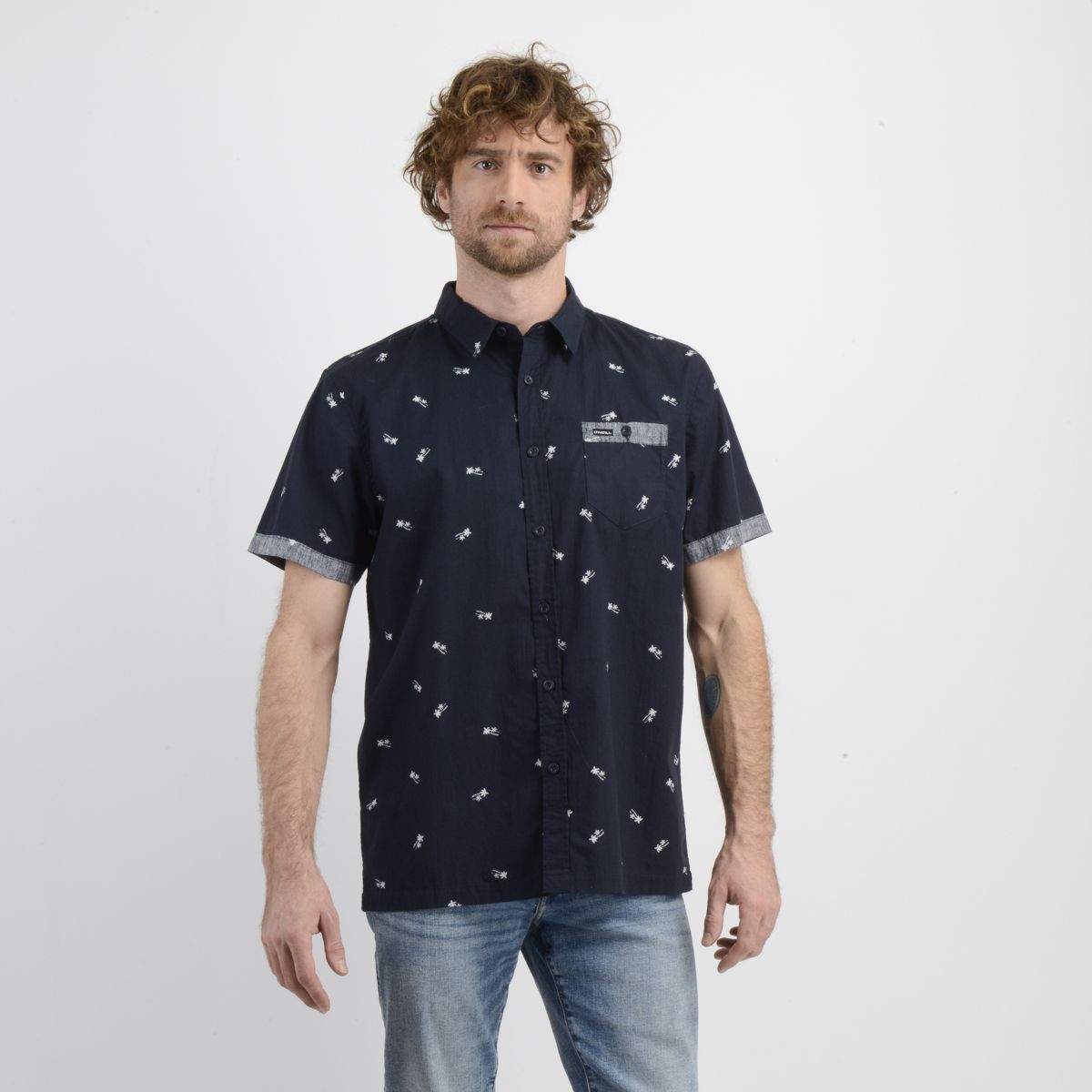 O'NEILL - CAMISA MANGA CORTA BLUSTER AZUL OSCURO