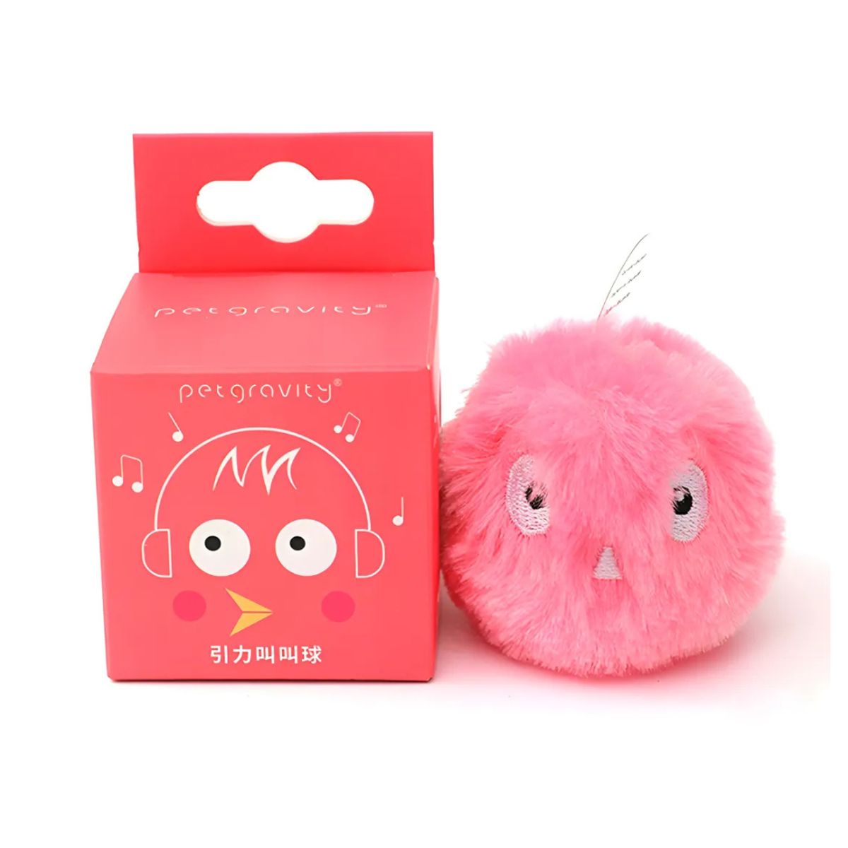 GENERICO - Juguete Para Mascota Con Sonido de Pajaro Rosado