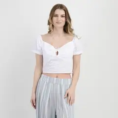 O'NEILL - BLUSA MANGA CORTA HOXIE BLANCO