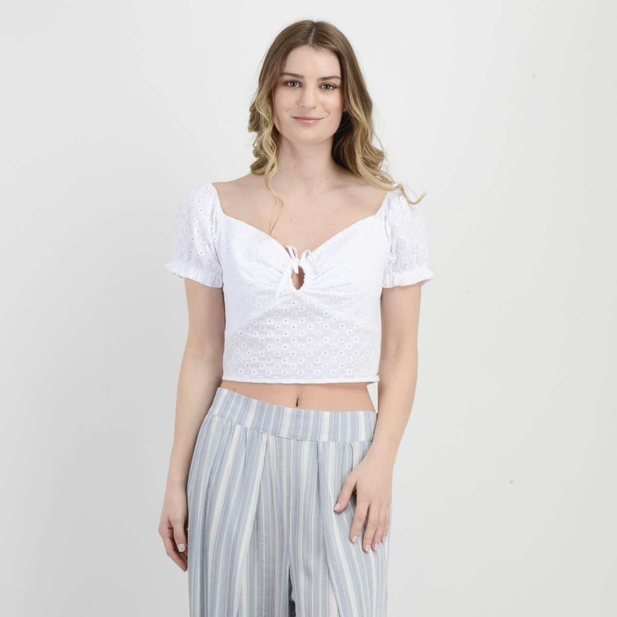 O'NEILL - BLUSA MANGA CORTA HOXIE BLANCO