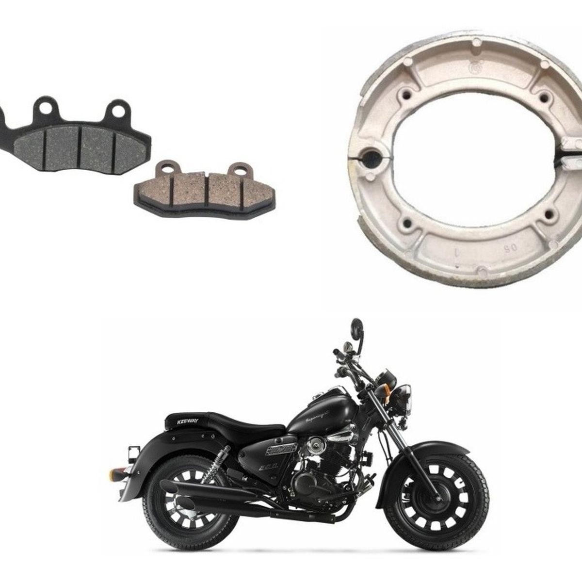 GENERICO - Pastillas Freno Y Balatas Moto Keeway Superlight 200