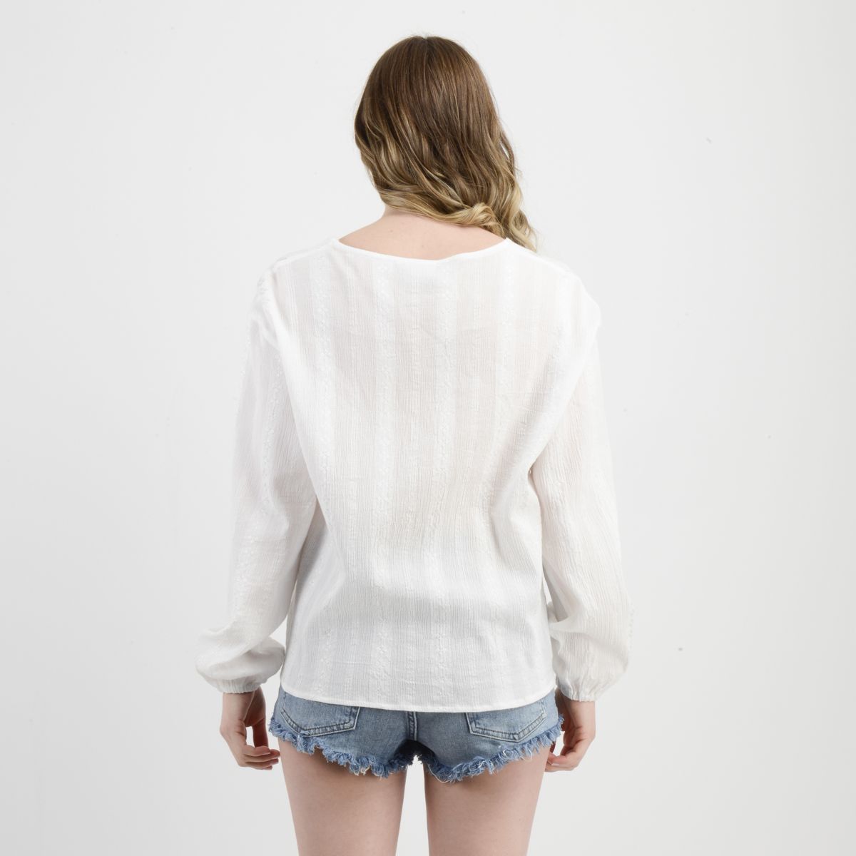 O'NEILL - BLUSA MANGA LARGA MARY BLANCO