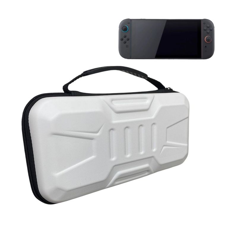 GENERICO Bolso Estuche Funda compatible con Nueva Nintendo Switch 2 BLANCO