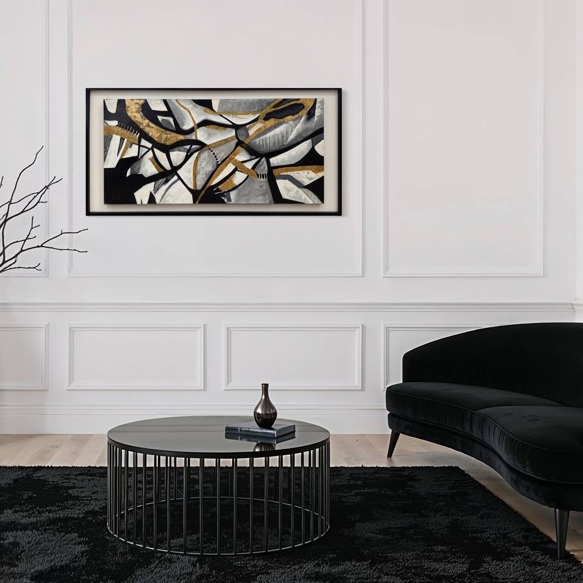 DEKAM DISEÑO - Cuadro Abstracto Diseño Triana 178X87 cms