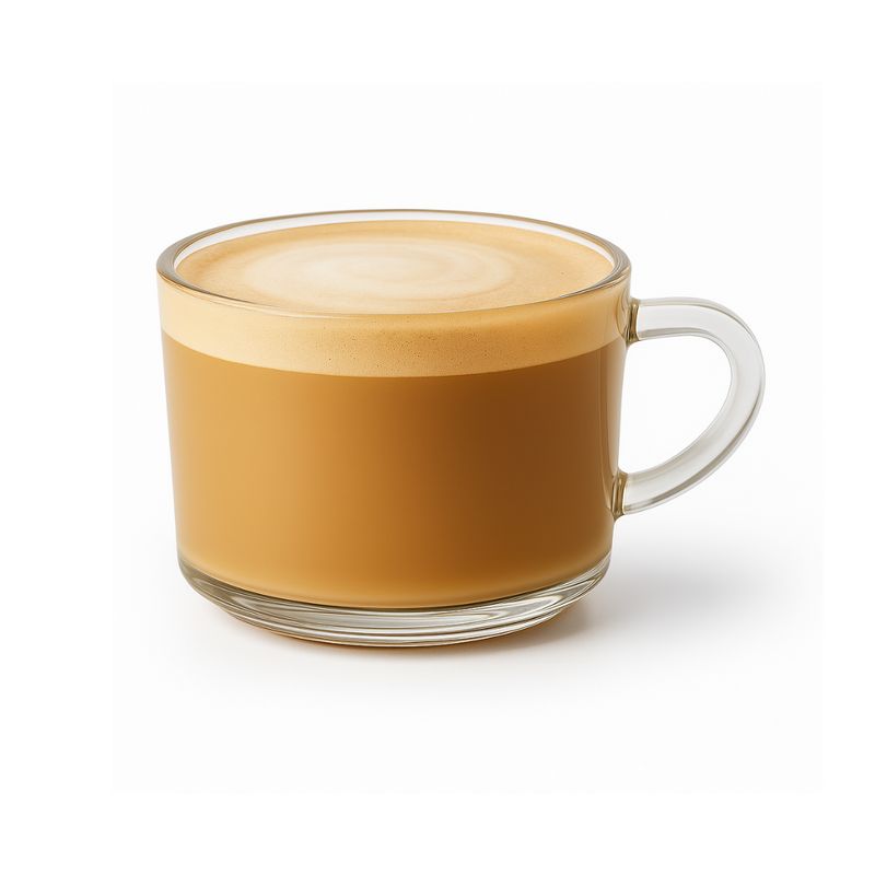 GENERICO - Set 6 Tazas Vidrio Te Cafe Latte Capuccino 270 Ml