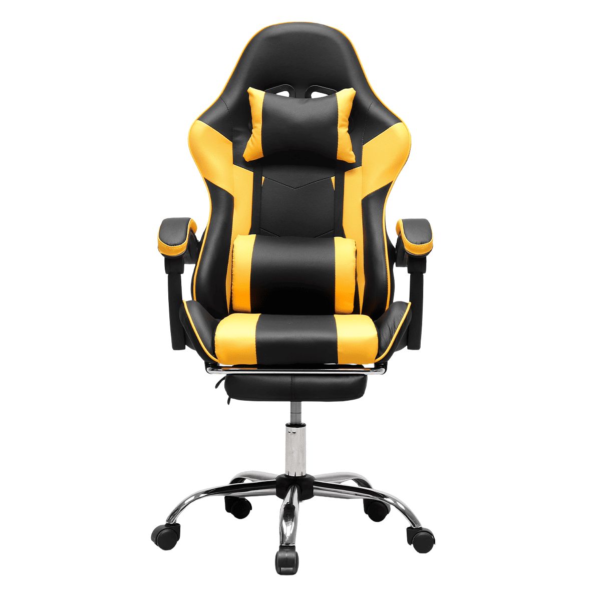 HOMEN - Silla Gamer Reclinable Home Office Amarillo