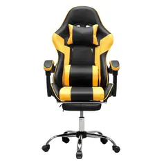 HOMEN - Silla Gamer Reclinable Home Office Amarillo