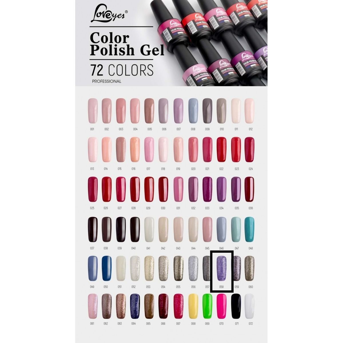 LOVEYES - Loveyes® Esmalte Permanente 58