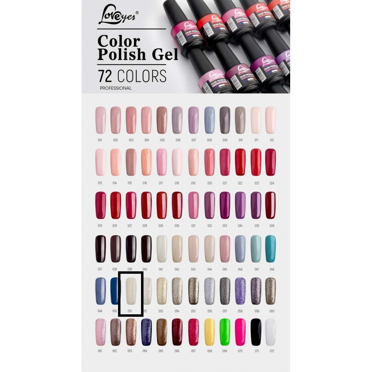 LOVEYES - Loveyes® Esmalte Permanente 51